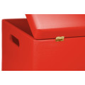 Skrzynka drewniana z deklem 40x30x23cm Pure red
