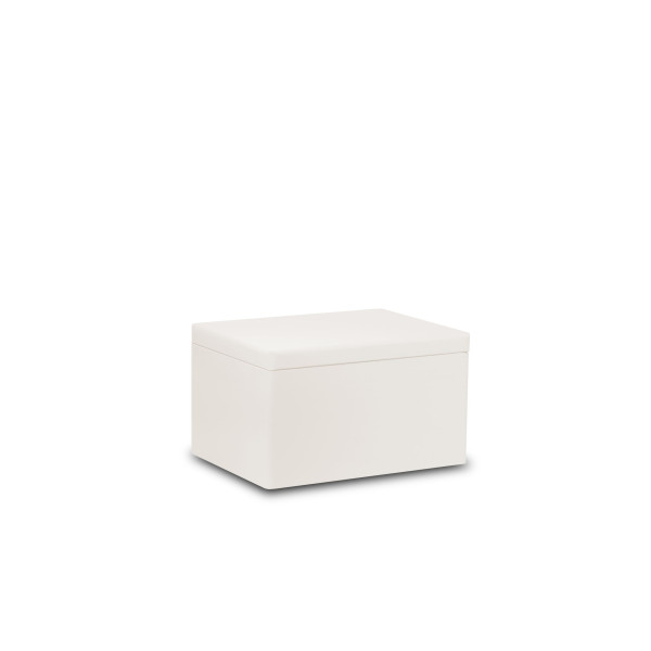 Skrzynka drewniana z deklem 40x30x23 /315201A Signal white, bez uchwytów