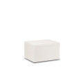 Skrzynka drewniana z deklem 40x30x23 /315201A Signal white, bez uchwytów