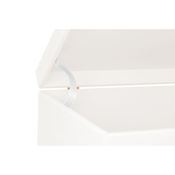 Skrzynka drewniana z deklem 40x30x23 /315201A Signal white, bez uchwytów