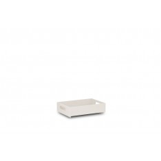 Skrzynka drewniana 30x20x7 cm Signal white