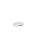 Skrzynka drewniana 30x20x7 cm Signal white