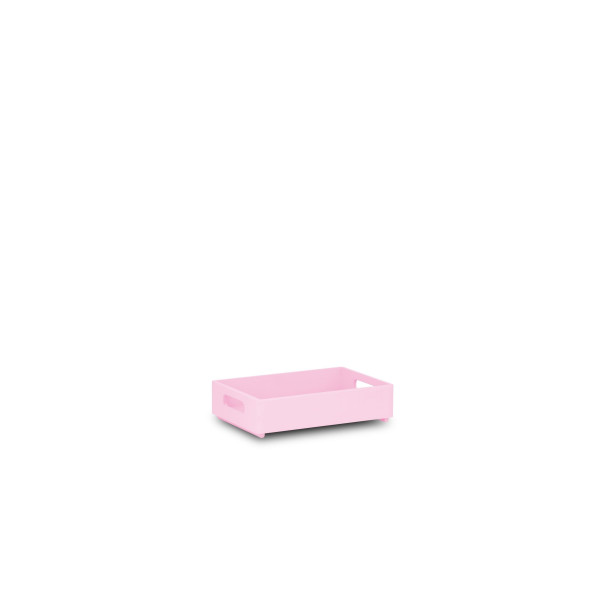 Skrzynka drewniana 30x20x7 cm Ligth pink