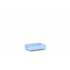 Skrzynka drewniana 30x20x7 cm Pastel blue