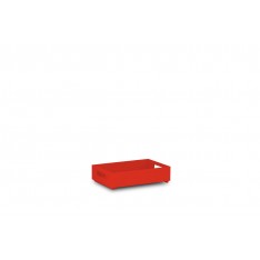 Skrzynka drewniana 30x20x7 cm Pure red