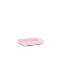 Skrzynka drewniana 40x30x6 cm Light pink