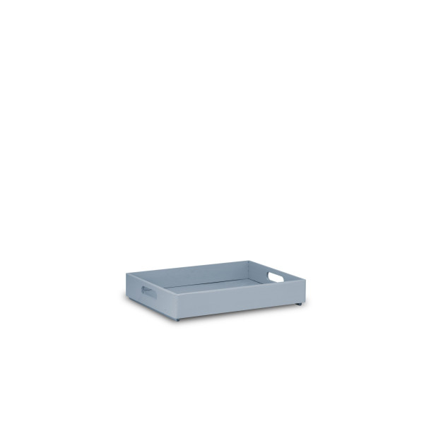 Skrzynka drewniana 40x30x6 cm Silver grey