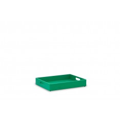 Skrzynka drewniana 40x30x6 cm Mint green