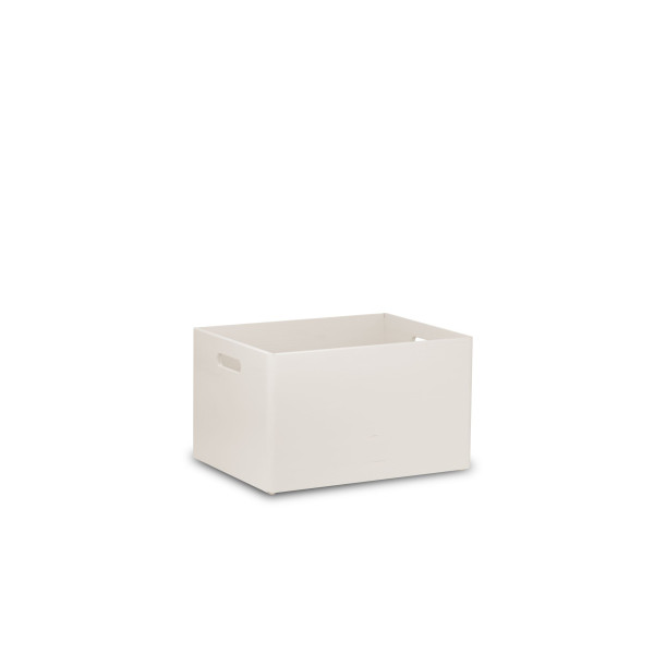 Skrzynka drewniana 40x30x23cm Signal white