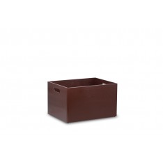 Skrzynka drewniana 40x30x23cm Sepia brown