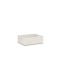 Skrzynka drewniana 40x30x13,5 cm Single white