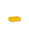 Skrzynka drewniana 40x30x13,5 cm Signal yellow