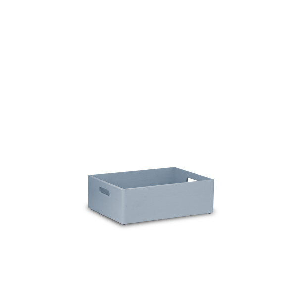 Skrzynka drewniana 40x30x13,5 cm Silver grey