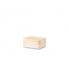 Skrzynka drewniana mała 31x23x15 cm Natural wood