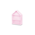Półka domek drewniany I 32x12x44 /504105 Light pink