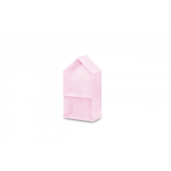 Półka domek drewniany II 22x12x41 /504205 Light pink
