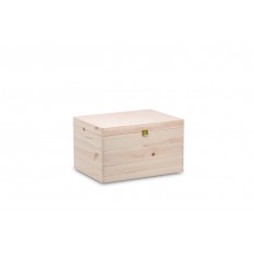 Drewniana skrzynka dekoracyjna 30x20x13,5 cm bez uchwytów z deklem sklejkowym