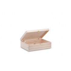 Skrzynka drewniana z deklem 40x30x13,5 cm Natural wood