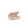 Skrzynka drewniana z deklem 40x30x13,5 cm Natural wood