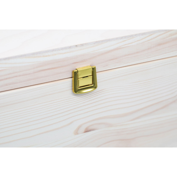 Skrzynka drewniana z deklem 40x30x13,5 cm Natural wood