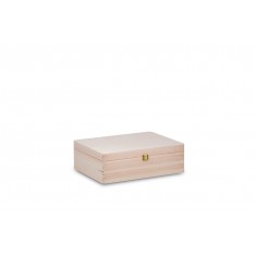 Skrzynka drewniana z deklem 40x30x13,5 cm Natural wood