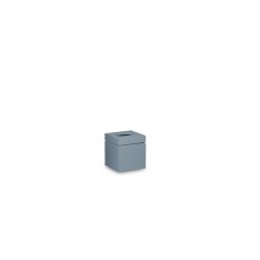Chustecznik drewniany 13x13x14 cm Silver grey