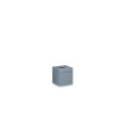 Chustecznik drewniany 13x13x14 cm Silver grey