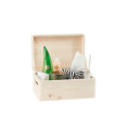 Skrzynka drewniana z deklem 30x20x13,5 cm Natural wood