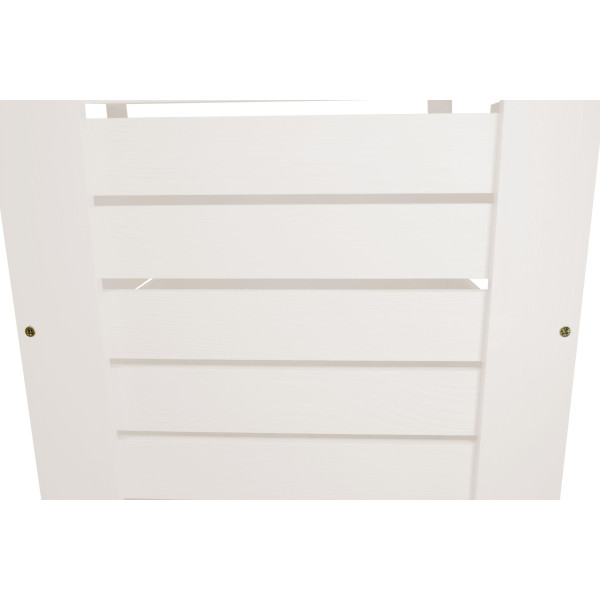 Kosz na bieliznę drewniany 35x25x55 cm Signal white