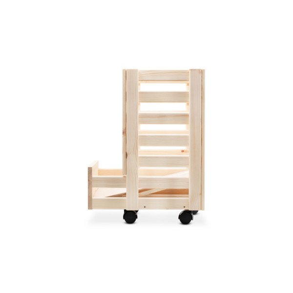 Skrzynka na ziemniaki drewniana 31x37x50 cm Natural wood