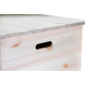 Kufer drewniany 90x48x51 cm Natural wood