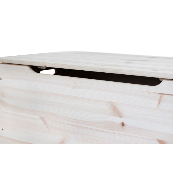 Kufer drewniany 90x48x51 cm Natural wood