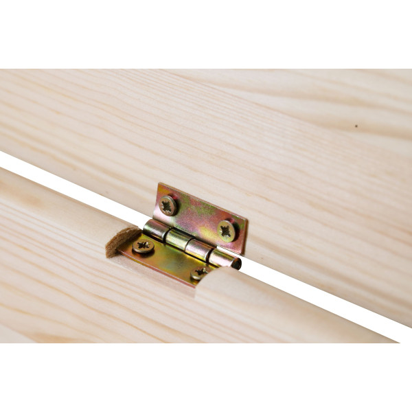 Kufer drewniany 90x48x51 cm Natural wood