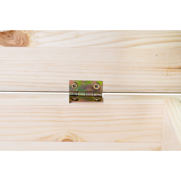 Kufer drewniany 90x48x51 cm Natural wood