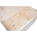 Kufer drewniany 90x48x51 cm Natural wood