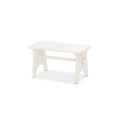 Stołek drewniany 38x18x21 cm Signal white