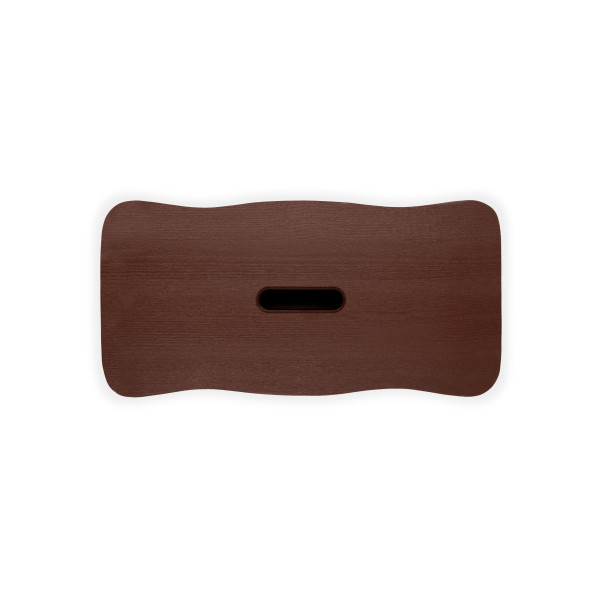 Stołek drewniany 38x19x21 cm Brązowy