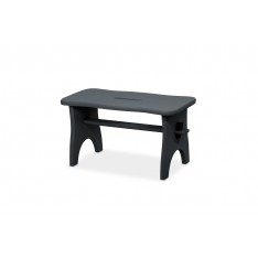 Stołek drewniany 38x18x21 cm Jet Black