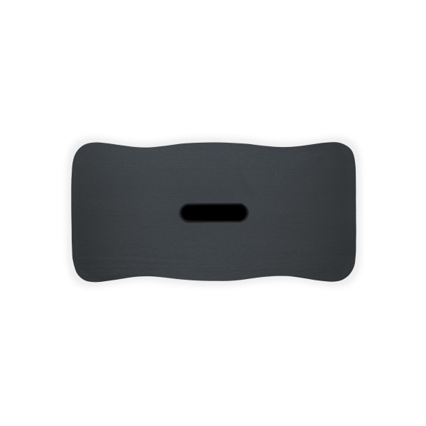 Stołek drewniany 38x18x21 cm Jet Black