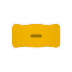 Stołek drewniany 38x19x21 cm Żółty