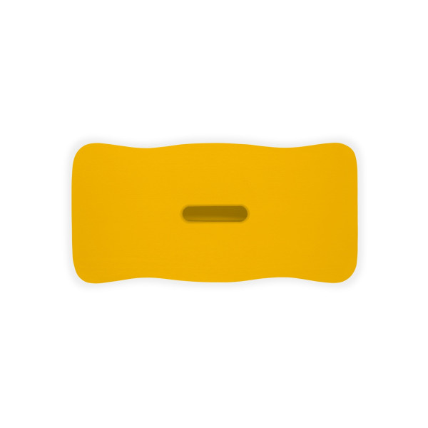 Stołek drewniany 38x19x21 cm Żółty