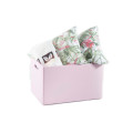 Skrzynka drewniana 40x30x23cm Light pink