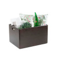 Skrzynka drewniana 40x30x23cm Sepia brown