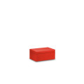 Skrzynka drewniana z deklem 30x20x13,5 cm Pure red