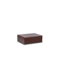 Skrzynka drewniana z deklem 40x30x13,5 cm Brązowa
