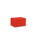 Skrzynka drewniana z deklem 40x30x23cm Pure red