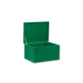 Skrzynka drewniana z deklem 40x30x23cm Mint green