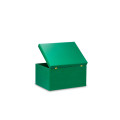 Skrzynka drewniana z deklem 40x30x23cm Mint green