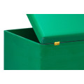 Skrzynka drewniana z deklem 40x30x23cm Mint green