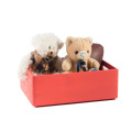 Skrzynka drewniana 40x30x13,5 cm Pure red